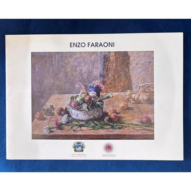 Enzo Faraoni, Still Life with Flowers, 1981, Oil on Plywood, Framed For Sale - Image 12 of 13