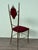 Vintage Chiavari Chair in Brass and Velvet, 1960s For Sale - Image 4 of 17