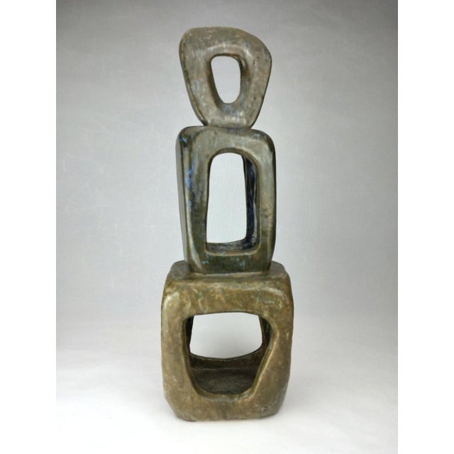 Ceramic Abstract Sculpture, 1970s, in Flawless conditions. Designed 1960 to 1969