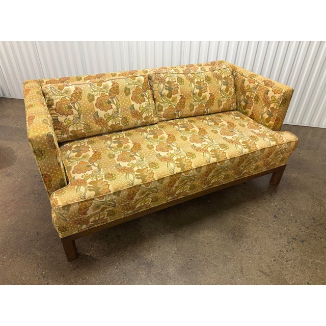 Tan 1960s Henredon Attributed Loveseat For Sale - Image 8 of 10