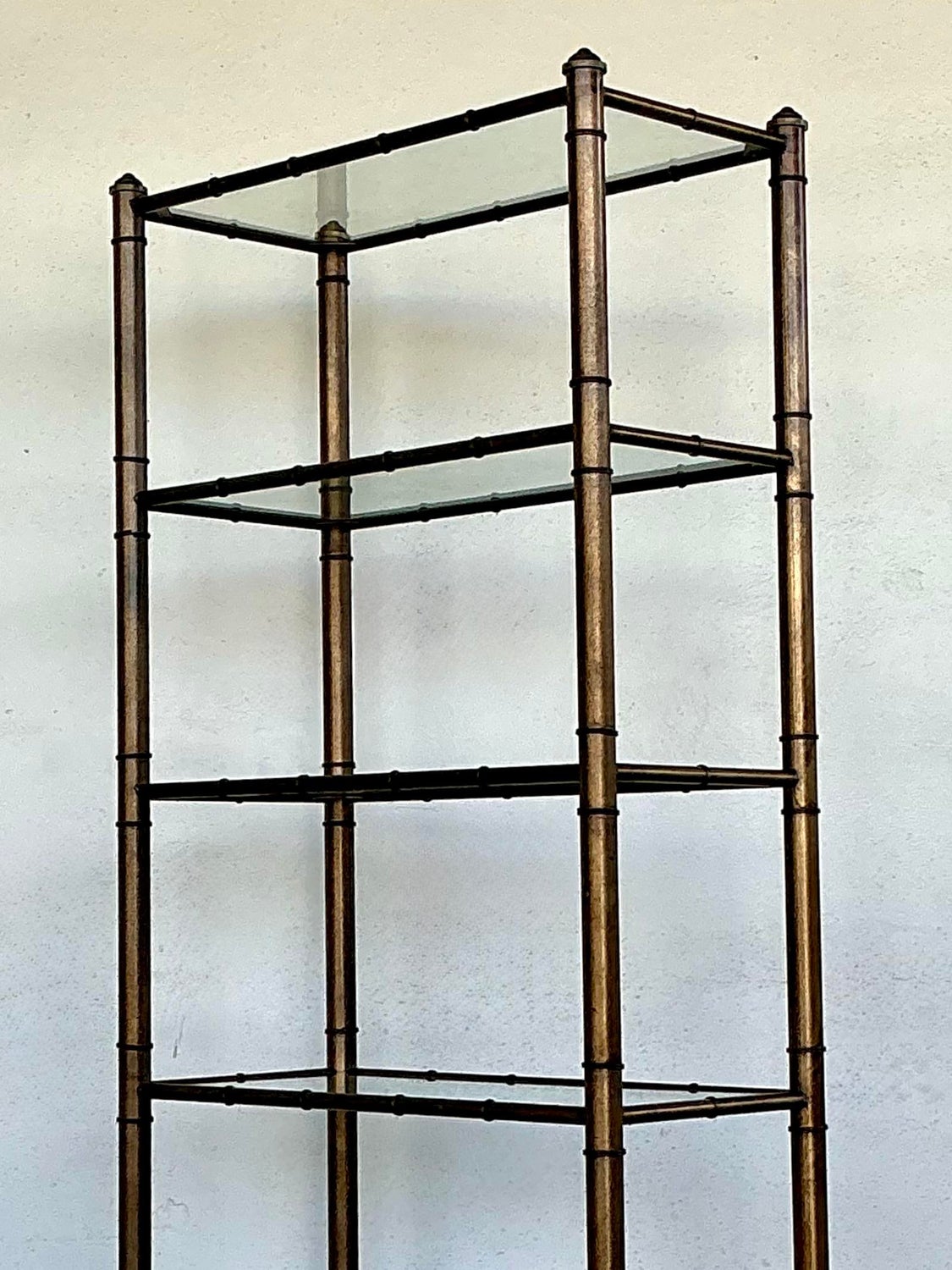 Vintage Burnished Brass Etagere — additional photo 3