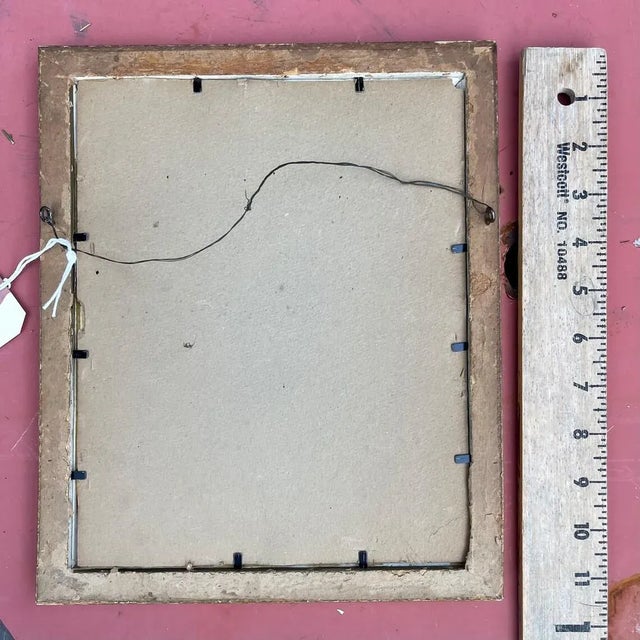 Photography Antique Victorian Cabinet Card, Paired With Contemporary Fashion Photo in Antique Frame For Sale - Image 7 of 9