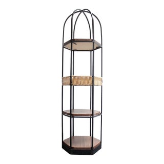 Arthur Umanoff for Shaver Howard Iron Freestanding Shelving Unit/Etagere For Sale