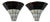 Art Deco Hair Sconces by Andy Thornton, 1970s, England, Set of 2 For Sale