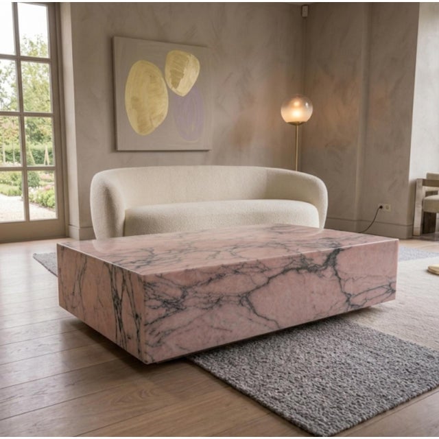 Pink Portugal Coffee Table by Andrea Grasso For Sale - Image 6 of 8