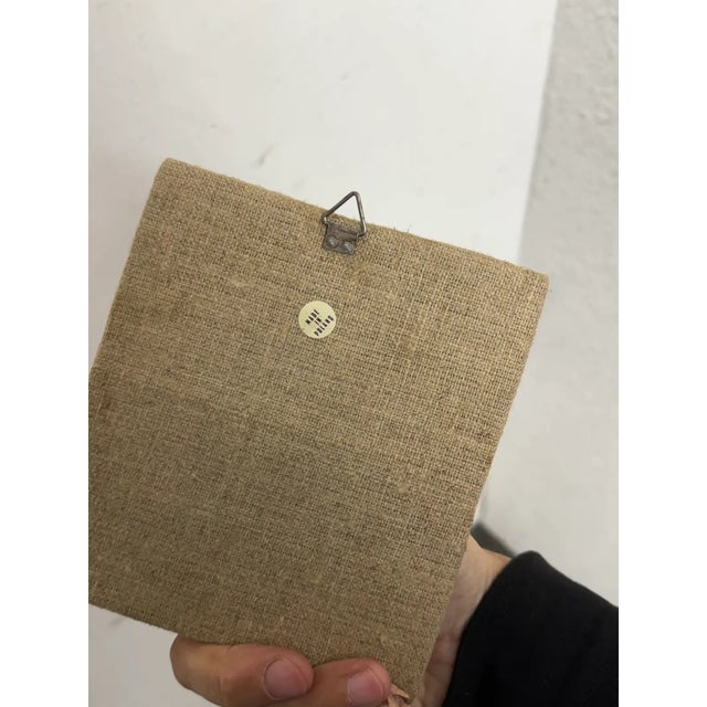 Metal Orthodox Deesis Silver Embossed Panels of the Virgin Mary + Jesus Christ, Set of Two For Sale - Image 7 of 12