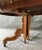 C1890 Solid Cherry Round Pedestal Dining Table With Two Leaves For Sale - Image 11 of 15