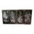Vintage Vietnamese Burgandy Lacquer Mother-of-Pearl Inlaid Wall Panels – Set of Four For Sale