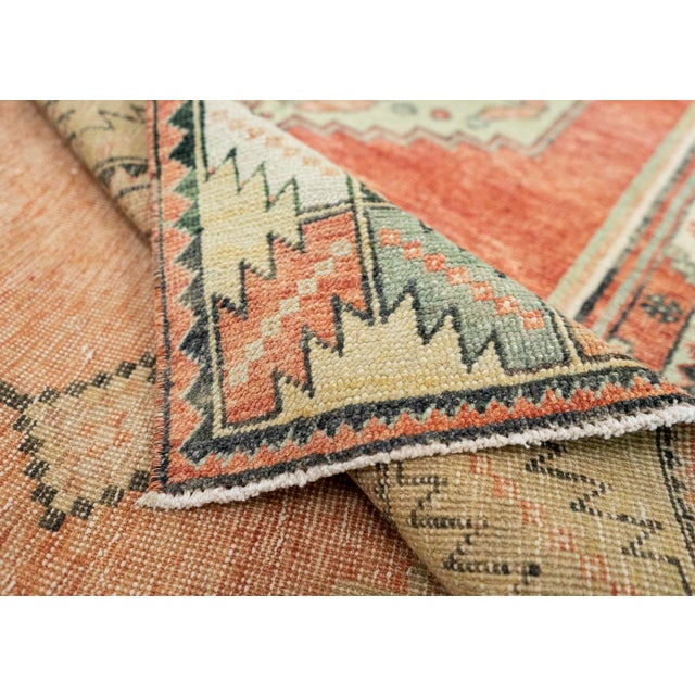 Turkish Vintage Rug 3'9" x 7'1" #21128 For Sale In Houston - Image 6 of 8