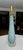 1960s Barbini Murano Blue Copper Ribbed Glass Table Lamp For Sale - Image 5 of 18