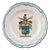 Vintage Italian Majolica Heraldic Plate – 84th Infantry Regiment "Venezia" For Sale