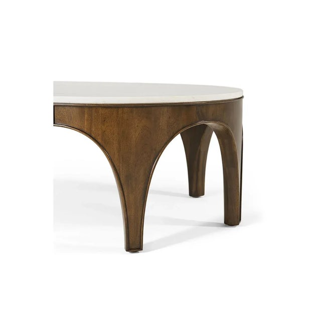 Marble Top Oval Coffee Table Chairish