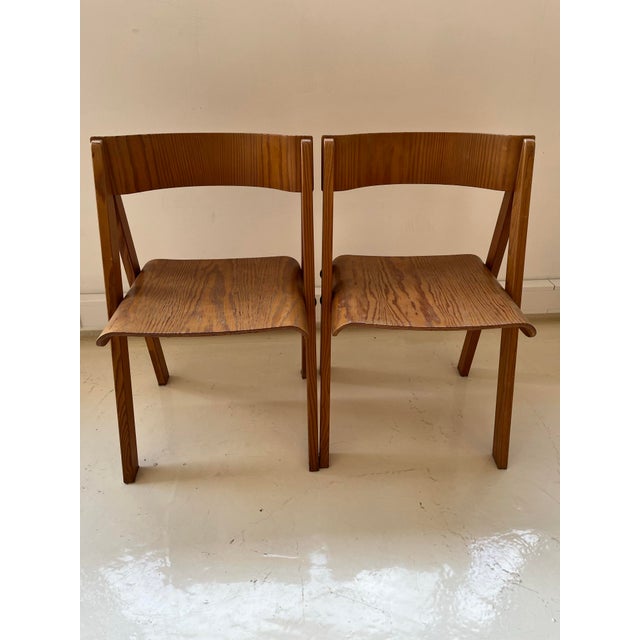 Wooden Chairs by Martins Machado, 1980s, Set of 2 For Sale - Image 4 of 9