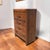 1930s Art Deco Waterfall Tallboy Dresser With Figured Wood For Sale - Image 10 of 16