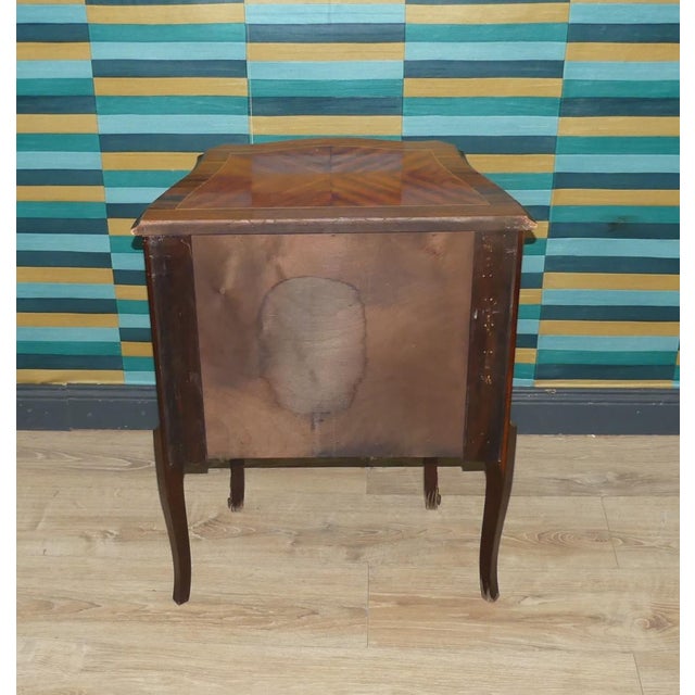 1960s Baroque Style Chest of Drawers in Veneered Mahogany, 1960s For Sale - Image 5 of 14