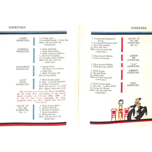 White "The Savoy Cocktail Book" 1930 Craddock, Harry For Sale - Image 8 of 18
