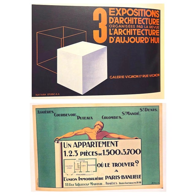 Assouline 1992 French 1st Edition Art Book, "A Vendre: Affiches Immobilières", Jean-Marc Levet For Sale - Image 4 of 16