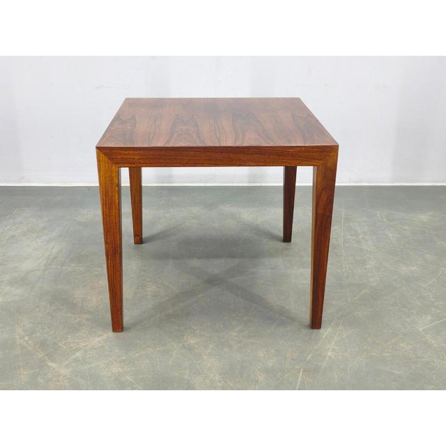 Severin Hansen Vintage Danish Rosewood Table by Severin Hansen for Haslev, 1960s For Sale - Image 4 of 9