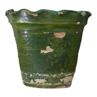 Late 19th Century Ruffled Rim Planter For Sale