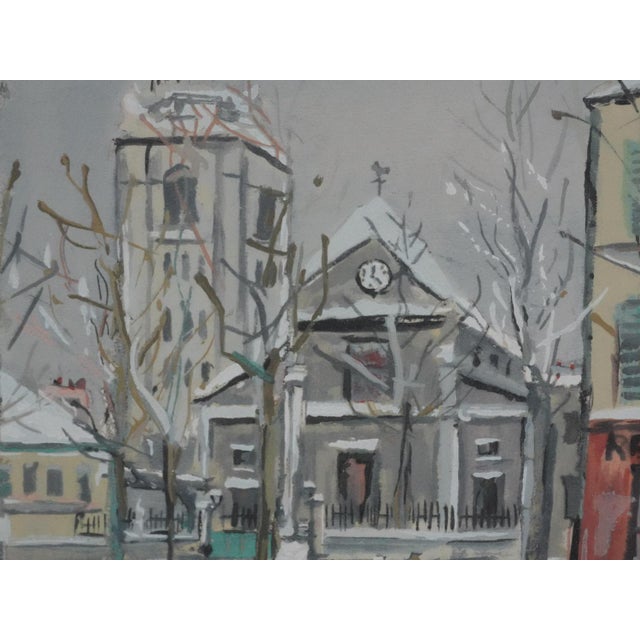 Maurice Utrillo, Montmartre, L’Eglise Saint-Pierre, Lithograph For Sale - Image 5 of 7