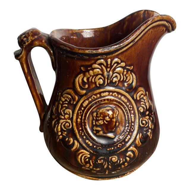 Vintage 19th Century Bennington Pitcher For Sale