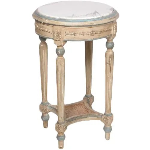 Italian Hand-Carved Wooden Side Table For Sale - Image 12 of 12