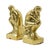 Italian Brass Bookends, 1960s, Set of 2 For Sale - Image 3 of 13