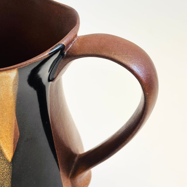 Mid 20th Century Large Mid Century Pottery Craft Pitcher by Robert Maxwell For Sale - Image 5 of 11