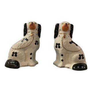Pair of 19th Century Staffordshire Dogs For Sale
