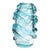 Hand Blown Murano Gomitolo Vase in Aqua Blue Medium For Sale