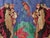 Mid 20th Century Galerie Shabab Collection Mid-20th Century Handmade Caucasian Karabagh Pictorial Lion Accent Rug For Sale - Image 5 of 9