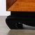 Mid-Century Modernist Shadowbox Mirrored Front Walnut & Black Lacquer End Table For Sale - Image 13 of 15