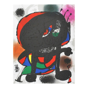 Joan Miro Original Lithograph V3-3 Mourlot 1977