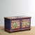 Folk Art Bridal Chest, 1883 For Sale - Image 3 of 14