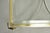 Vintage French Directoire Maison Jansen Style Steel Brass Low Square Side Table For Sale - Image 15 of 17