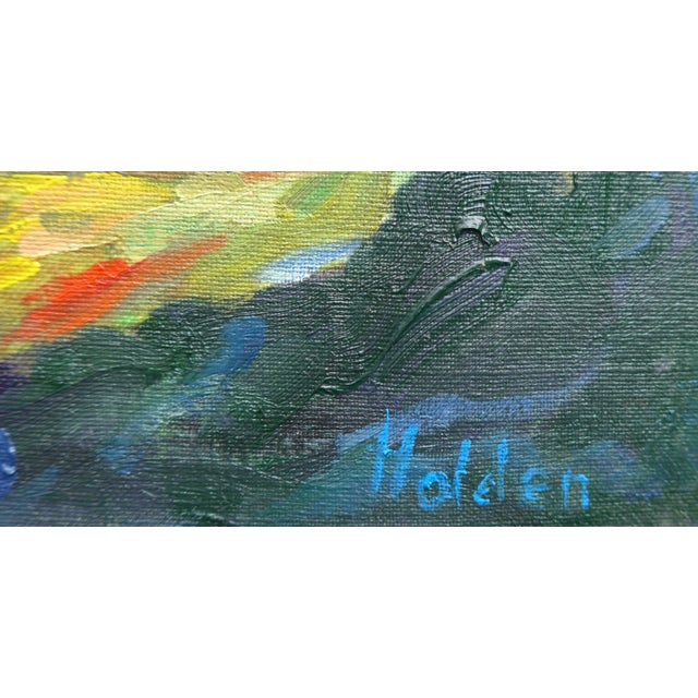 "Path in the Woods in France" Oil Painting Framed For Sale In Los Angeles - Image 6 of 7