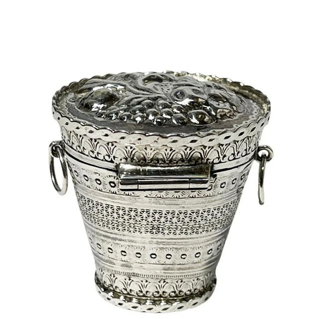Small 19th Century Dutch Silver Lodderein or Scent Box by Reitsma Sr., Sneek For Sale - Image 4 of 7