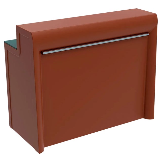 Straight Chocolate Lacquered Classe Bar by Mowee For Sale