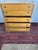 1980s Vintage Mid Century 5 Drawer Light Tone Chest of Drawers For Sale - Image 4 of 7