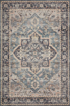 Loloi Rugs Hathaway Navy Blue/Multi 7'-6" x 9'-6" Area Rug