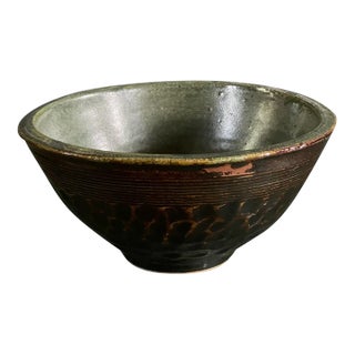 Mid 20th Century Studio Pottery Medium Bowl For Sale