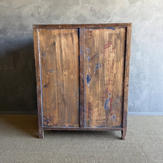 Mid 20th Century Asian Apothocary Cabinet With Drawers For Sale - Image 11 of 11