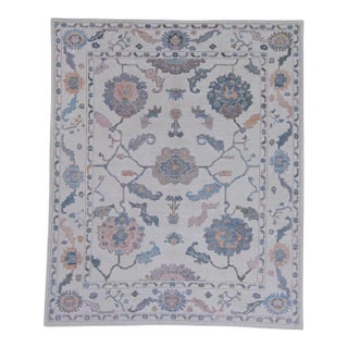 Turkish Oushak Rug 8'6" x 10'2" For Sale