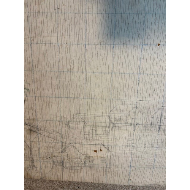Original Art by Roman Roncancio of a Busy Colombian Village (1974) For Sale - Image 10 of 10