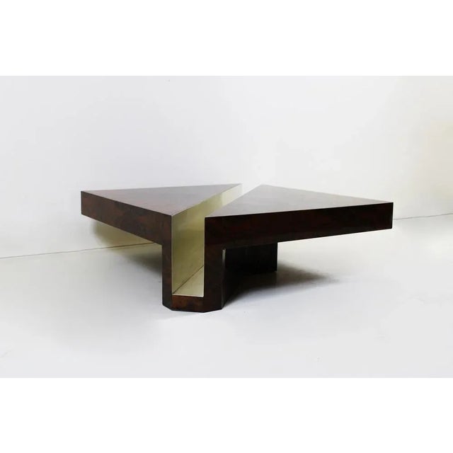 Wood Vintage Coffee Table in Briarwood, 1970 For Sale - Image 7 of 10