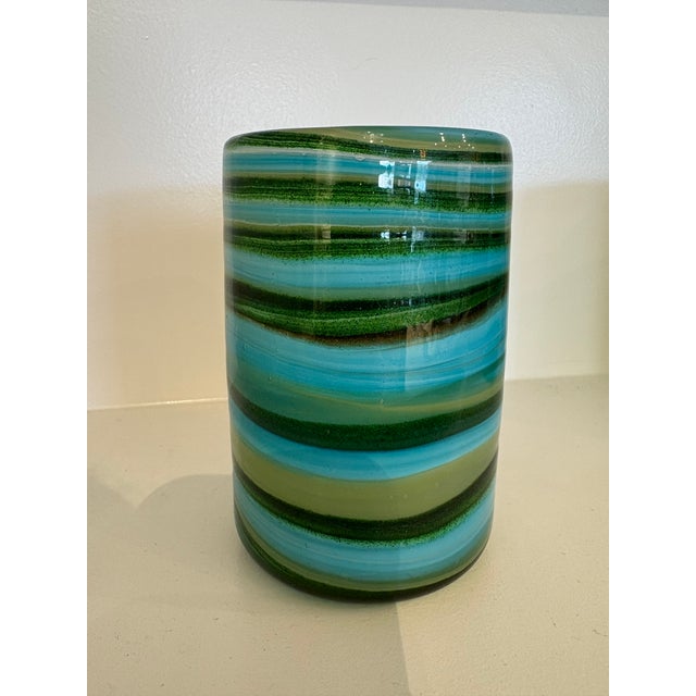 Hand Blown Glass Barware Glasses Set of 4 For Sale - Image 4 of 6