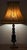 Antique Empire French Brass and Porcelain Table Lamp, 1920s For Sale - Image 9 of 11