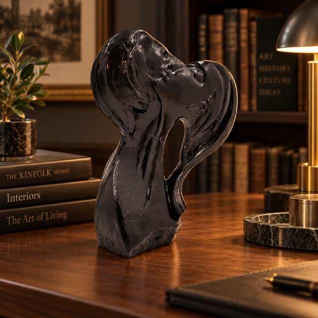 Austin Prod Large Sculpture "Faces of Love" Signed Fisher, Circa 1980 For Sale - Image 11 of 13