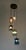 Fontana Arte Vintage 5-Light Colored Glass Pendant in the style of Fontana Arte, Italy, 1960s For Sale - Image 4 of 9