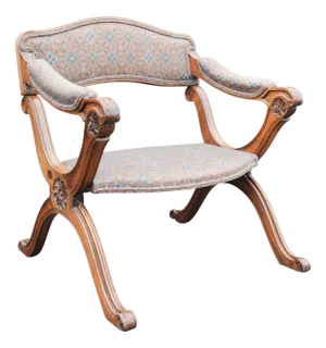 18th Century Hand-Crafted Metamorphic Savonarola Prayer Chair